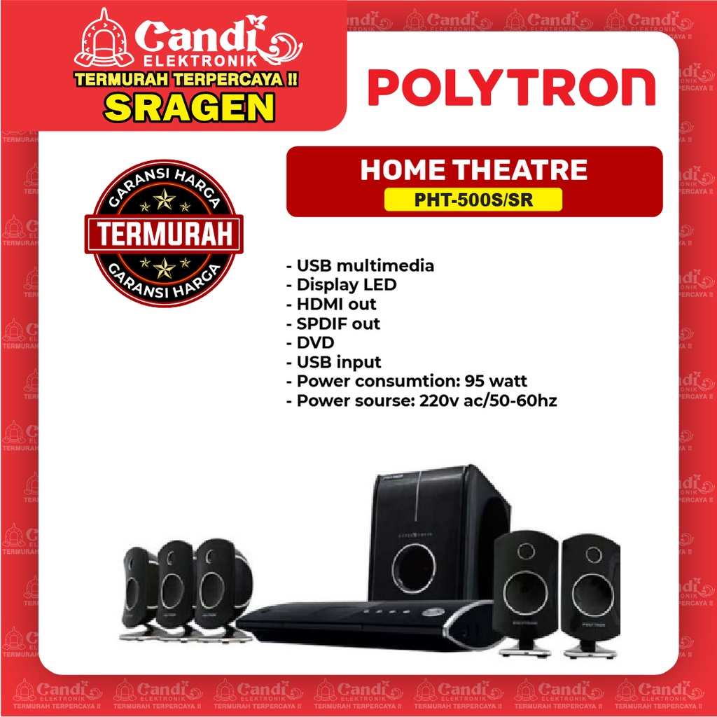 POLYTRON Home Theatre PHT-500S/SR