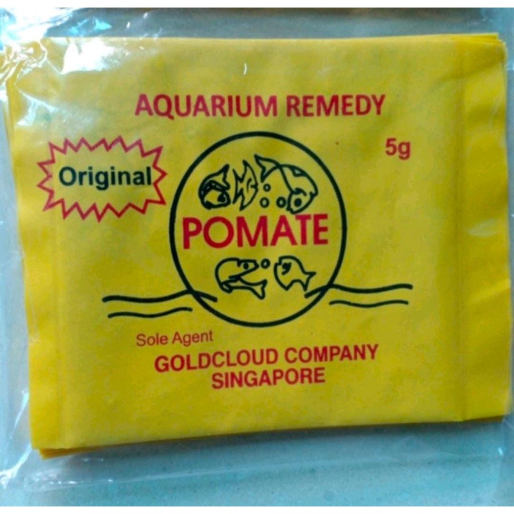 POMATE ORIGINAL 5 GRAM OBAT IKAN ASLI IKAN ARWANA ANTIBIOTIK JAMUR POMAD