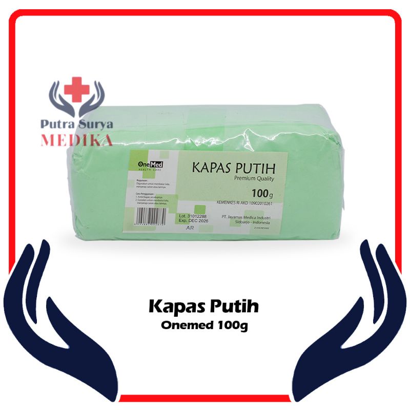 Kapas Gulung 100gram | Pembalut Serbaguna Onemed