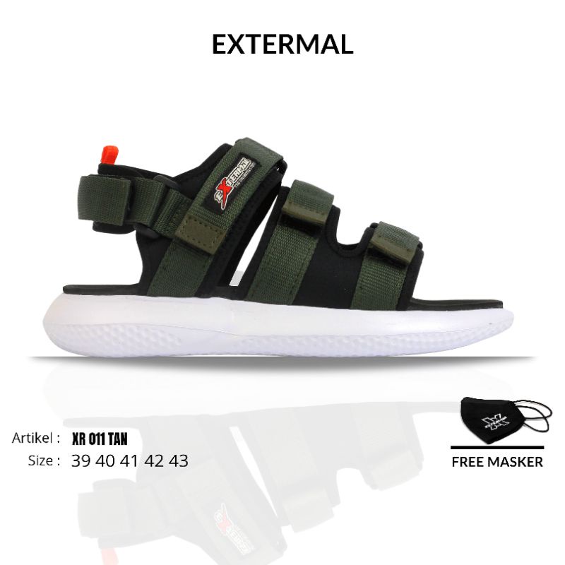 Extermal Official Store - XR 011 - Sandal Pria Terbaru Sandal Gunung Korea Terbaru Original Sandal T