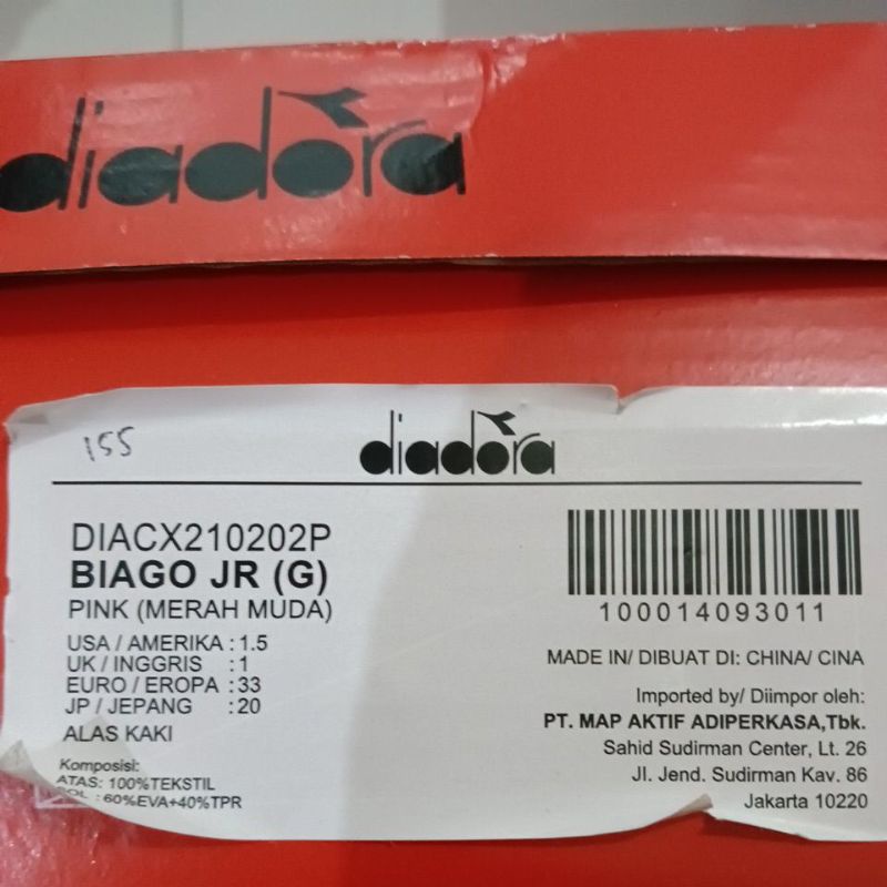 sepatu Diadora BIAGO JR (G)