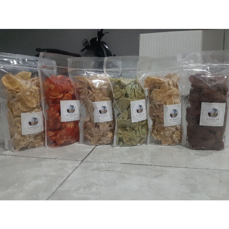 

BananaChipsAndin/KeripikPisang/AnekaRasa/Murah/200grm