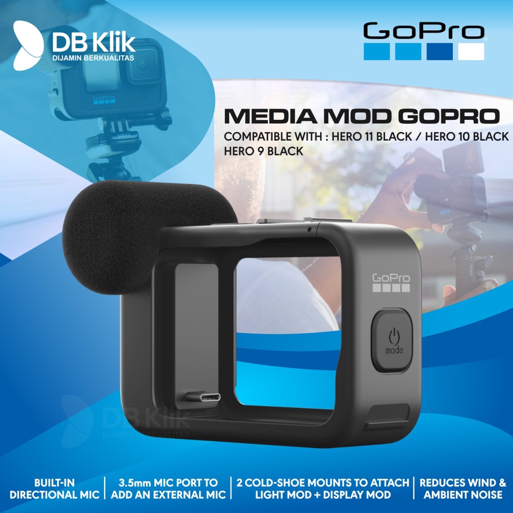 Media Mod GOPRO HERO10 / HERO9 - GoPro HERO9 / HERO10 Media Mod