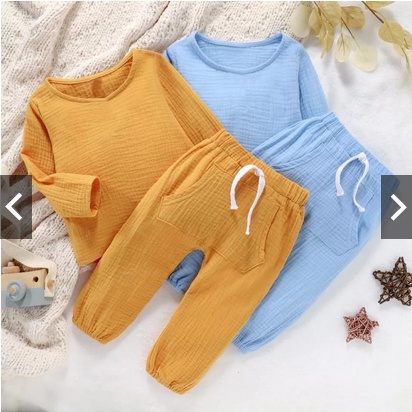 Setelan Anak POLOS CP Unisex / SET GALA BAHAN PREMIUM UNISEX