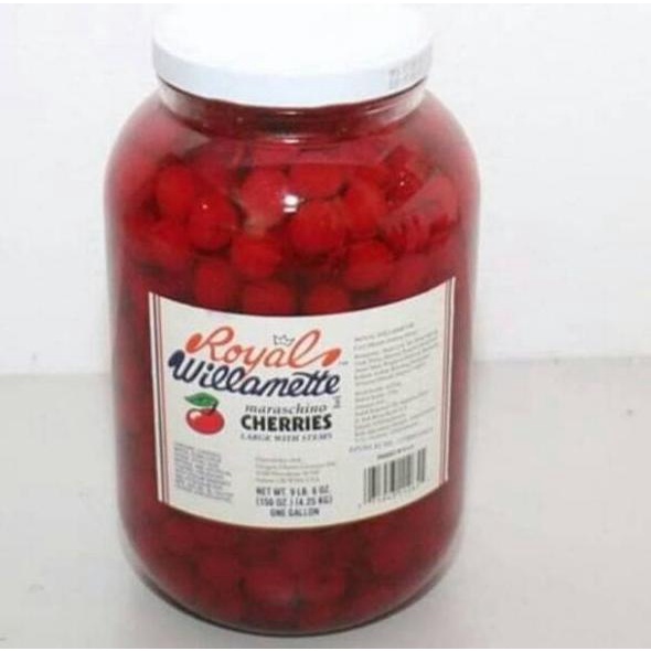 

Mau Hemat--ROYAL WILLAMETTE MARASCHINO CHERRY II CERI TANGKAI MERAH 200 GR Repack