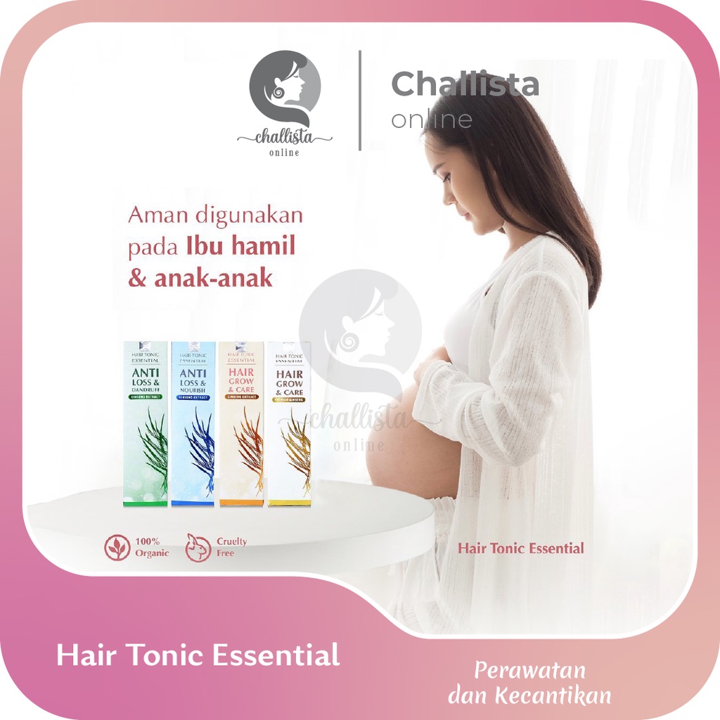 HAIR TONIC ESSENTIAL KUNING HIJAU BIRU - ORIGINAL