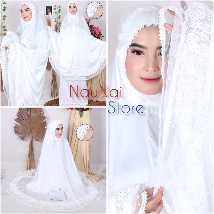 Mukena Mahar Mewah Armani Silk Premium Mukena Seserahan