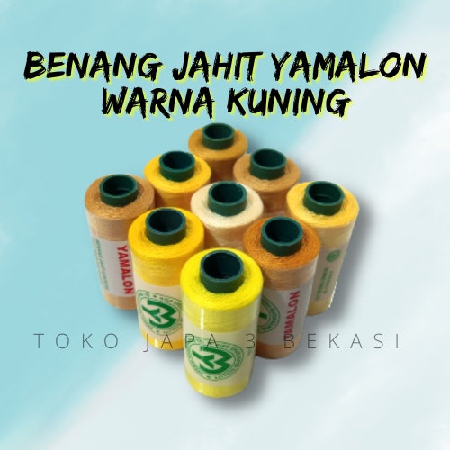 Benang Jahit Yamalon Warna Kuning Terlengkap Semua Varian / Benang Jahit Murah(minimal belanja 5rb)