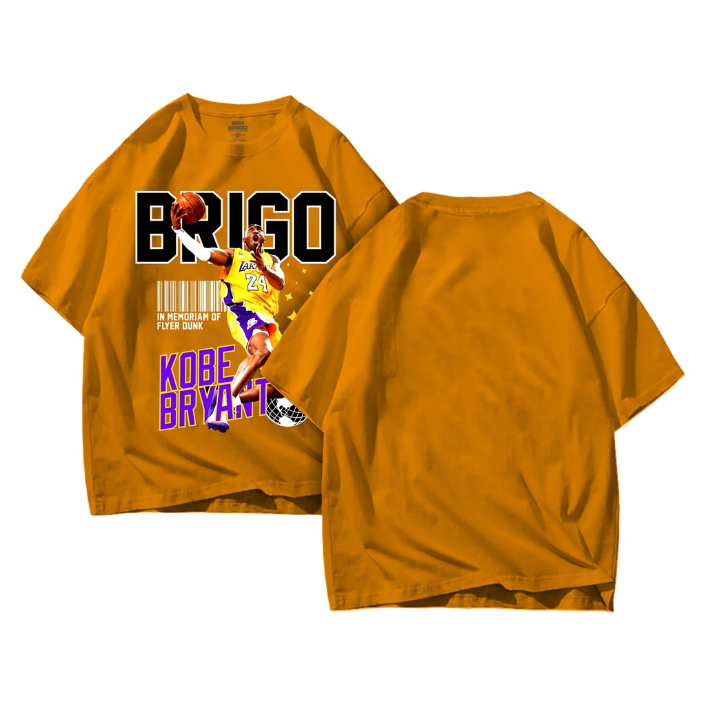 BRIGO Kaos Oversize KOBE BRYANT  II Kaos Jumbo Size Pria &amp; Wanita II Kaos Oversize Print DTF