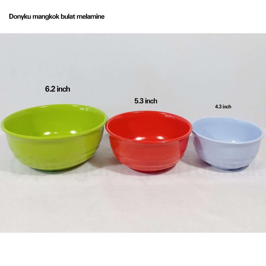 DONYKU MANGKOK BULAT MELAMINE - MURAH
