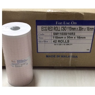 NEW kertas ekg Roll / ekg 110 x 30 / ekg roll 110 x 30m / ekg roll 11cm / kertas ekg roll 11cm