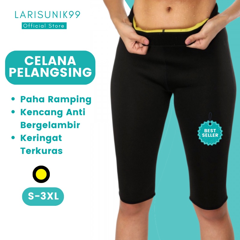 Celana Pelangsing Perut Korset Celana Hot Shaper Pant Celana Pembakar Lemak Pakaian Dalam Wanita