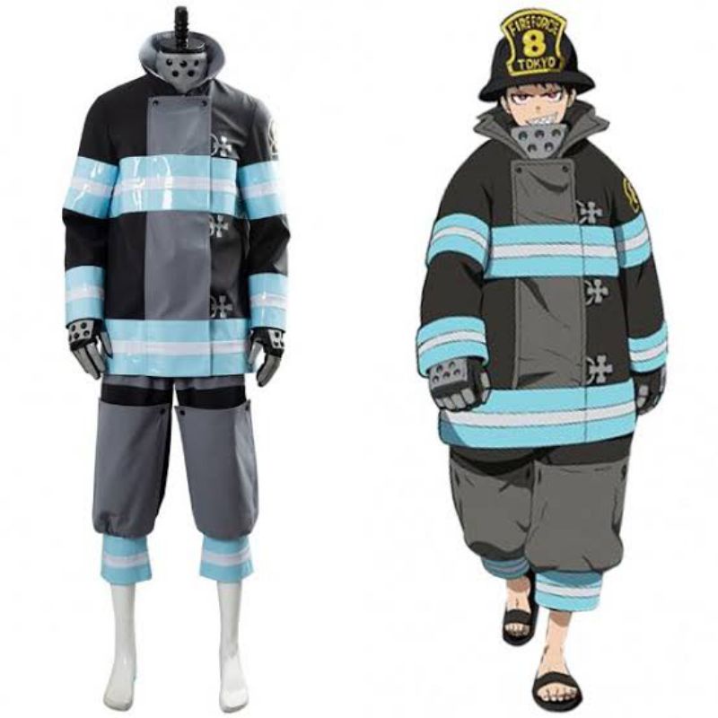 fire force costume cosplay (MAKER)