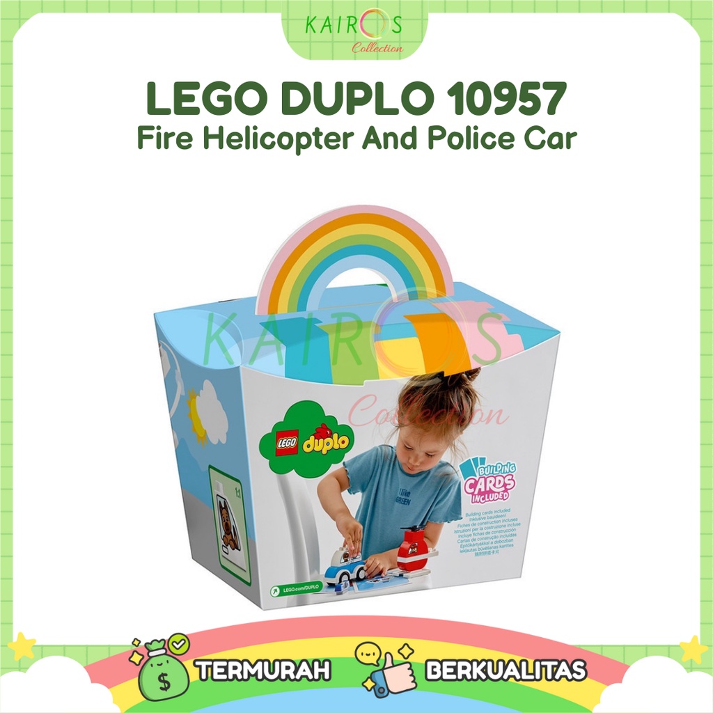 LEGO Duplo 10957 - Fire Helicopter &amp; Police Car