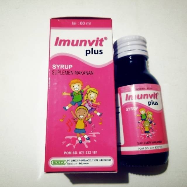 IMUNVIT PLUS SYRUP - IMUNVIT SYRUP ANAK 60 ML