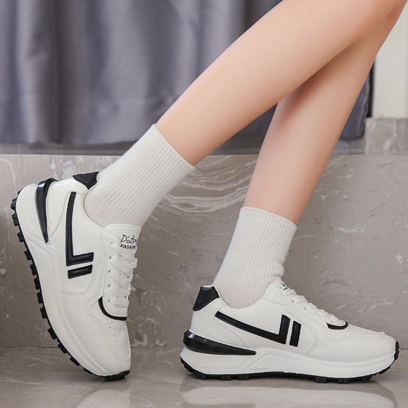 20765 Sepatu Olahraga Wanita Sneakers Putih Import