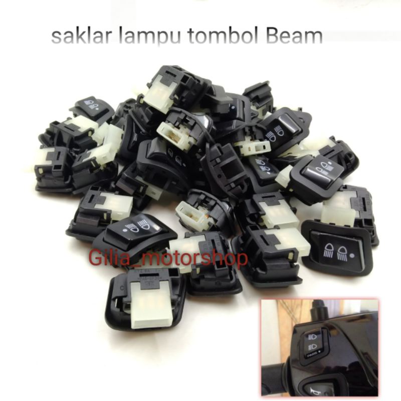 Saklar Tombol Dim on off 3 ini 1 Saklar Dim lampu jauh dekat on off