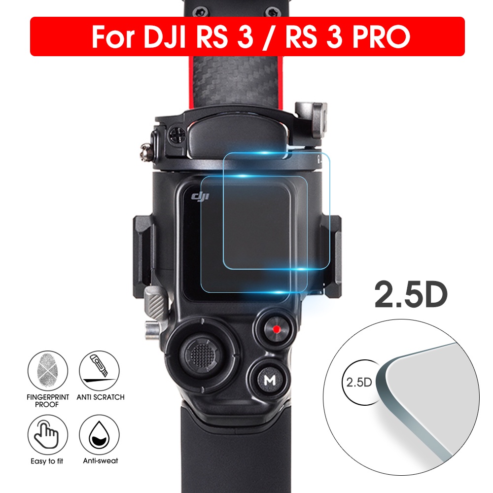 DJI Camera RS3/RS3PRO Universal Screen Protector/ Camera Lens Anti-scratch Protection Accessories/ 1/2 Pcs DJI RS 3 Series Tempered Film
