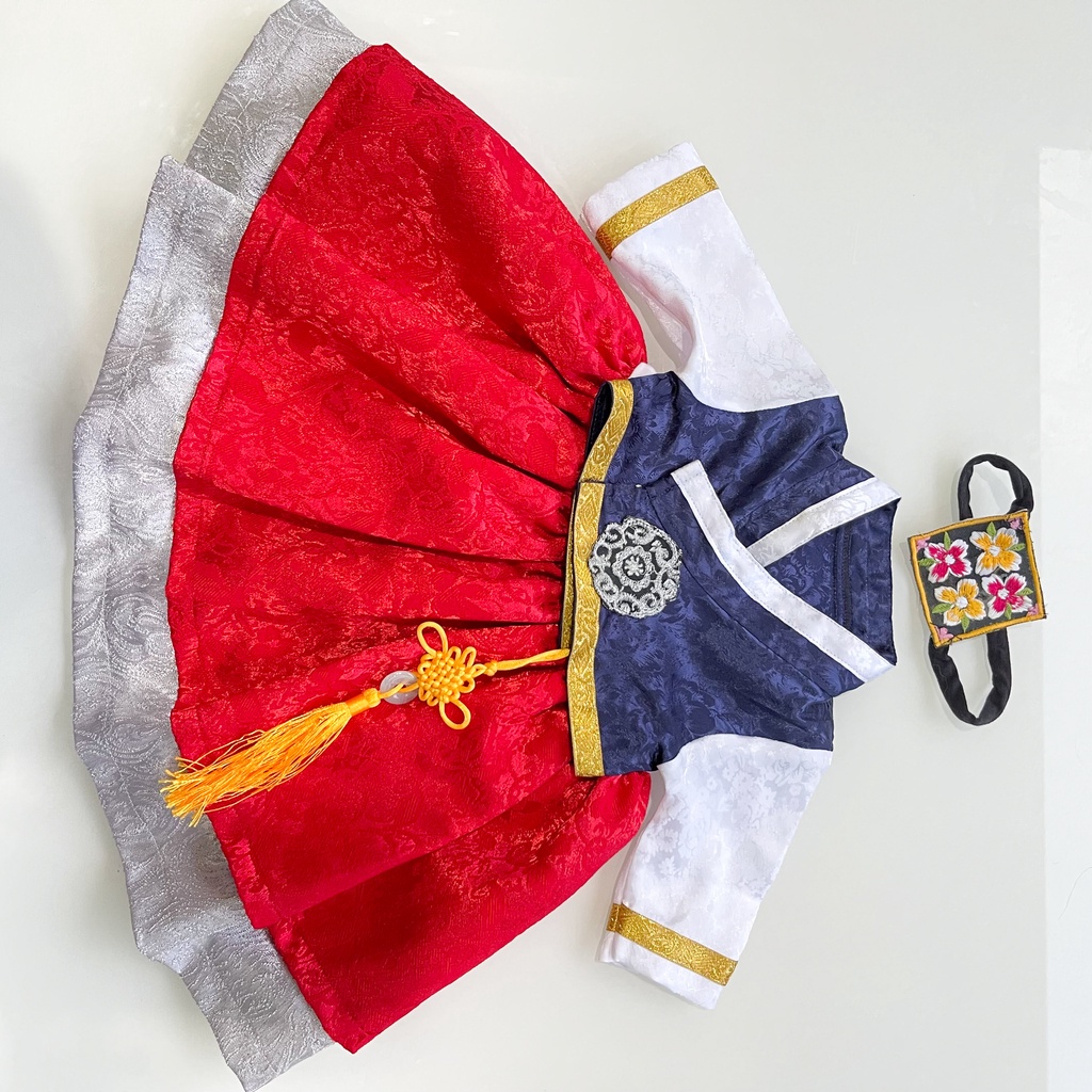 Baju korea bayi cewek cowok hanbok - Props Photo / Props Foto Bayi / Newborn Baby Props