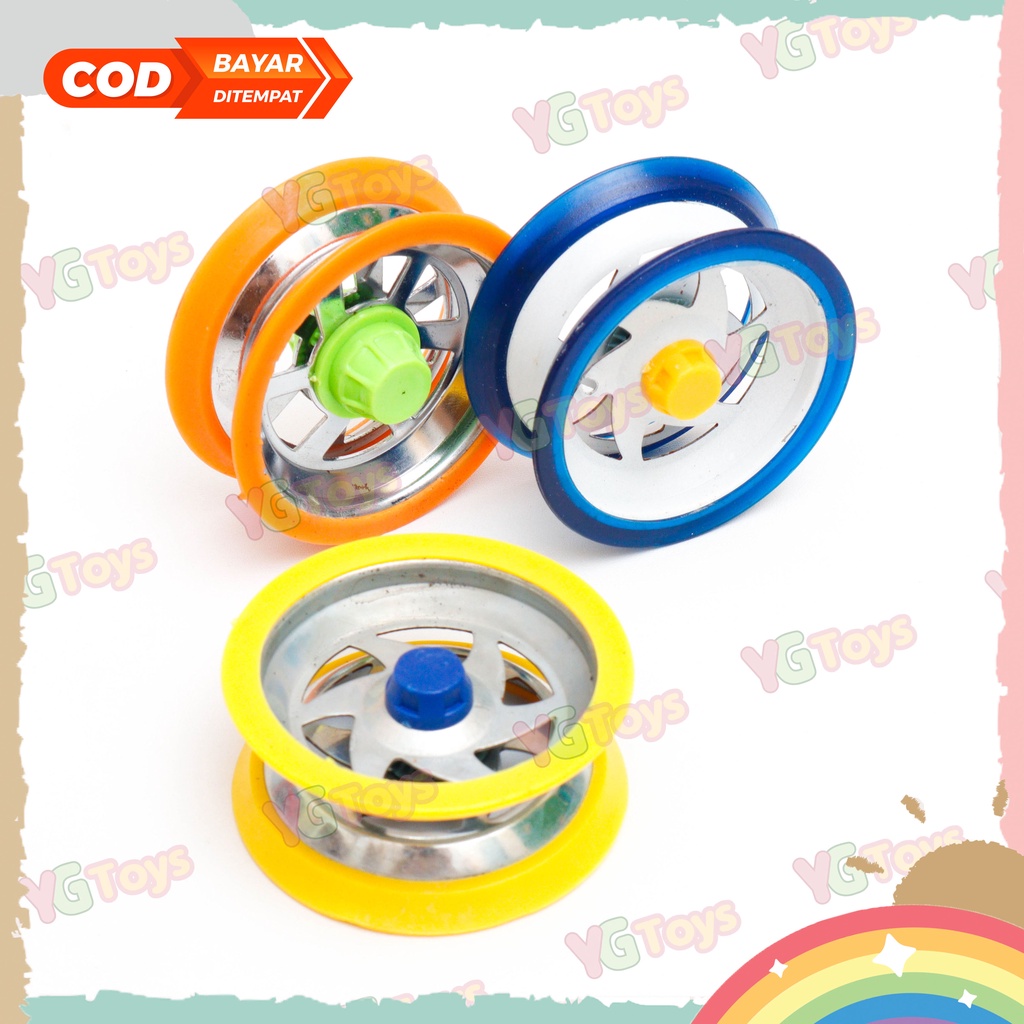 YGtoys Mainan Anak Yoyo Besi Bearing Mainan Anak Cowo Anak Laki Laki