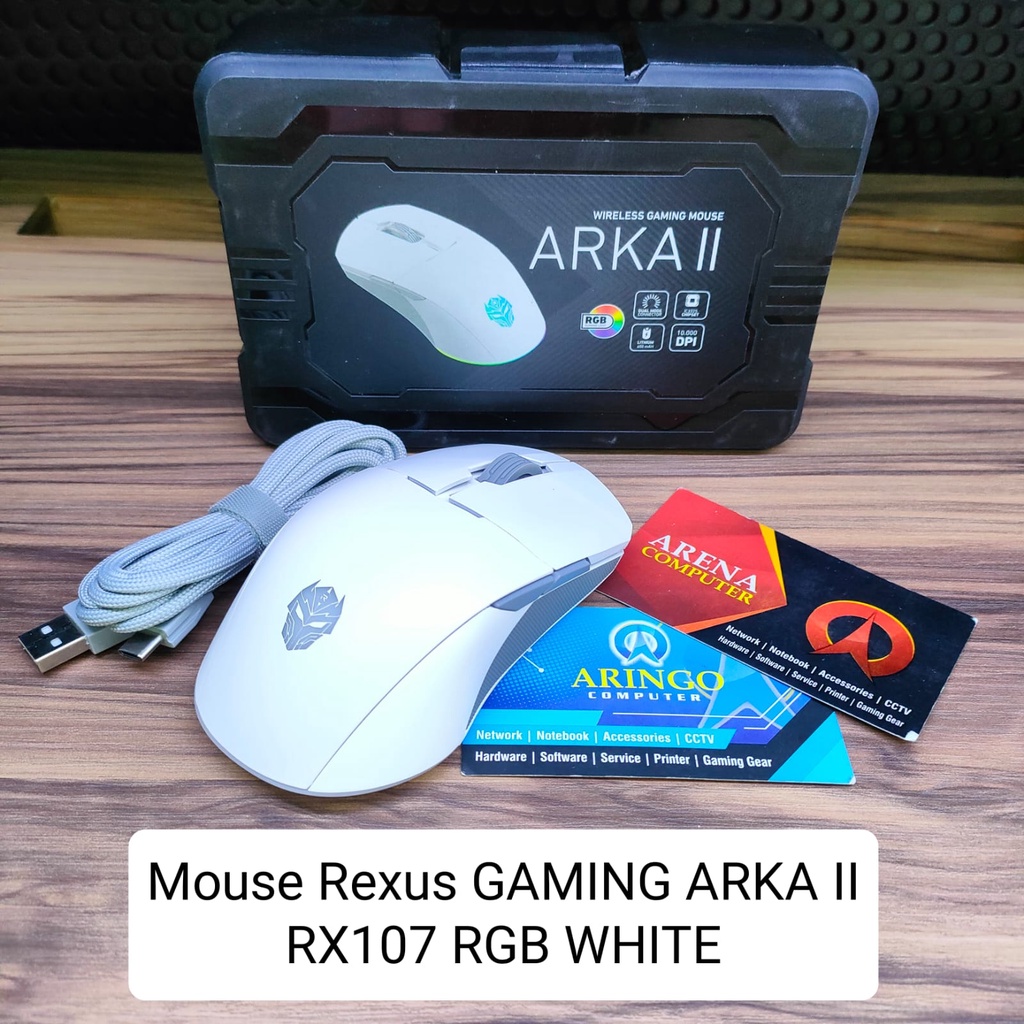 Mouse Rexus GAMING ARKA II RX107 RGB WHITE