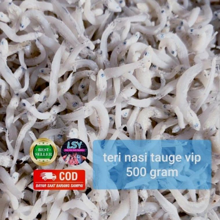 

10.10 SALE Ikan asin tn tauge vip/teri nasi size jumbo 500gr !!