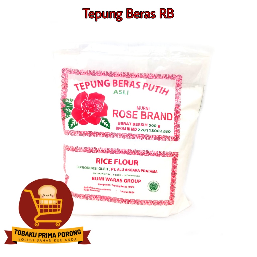 

TEPUNG BERAS PUTIH ROSE BRAND 500 gr