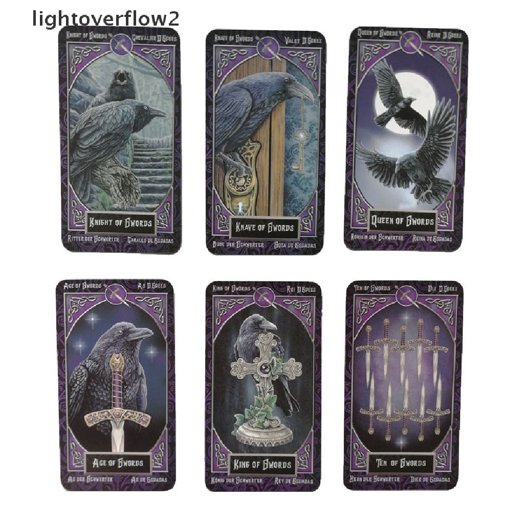 (lightoverflow2) Kartu TAROT Desain LISA PARKER FAMILIARS