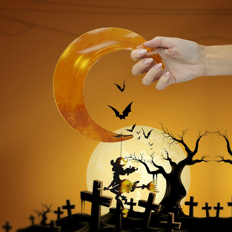 Cetakan Resin Bahan Silikon Desain Penyihir Unik Untuk Membuat Halloween