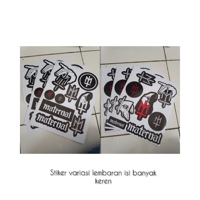 

Stiker keren lembaran isi banyak variasi