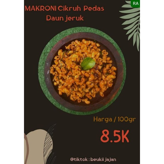 

makaroni pedas daun jeruk beukijajan