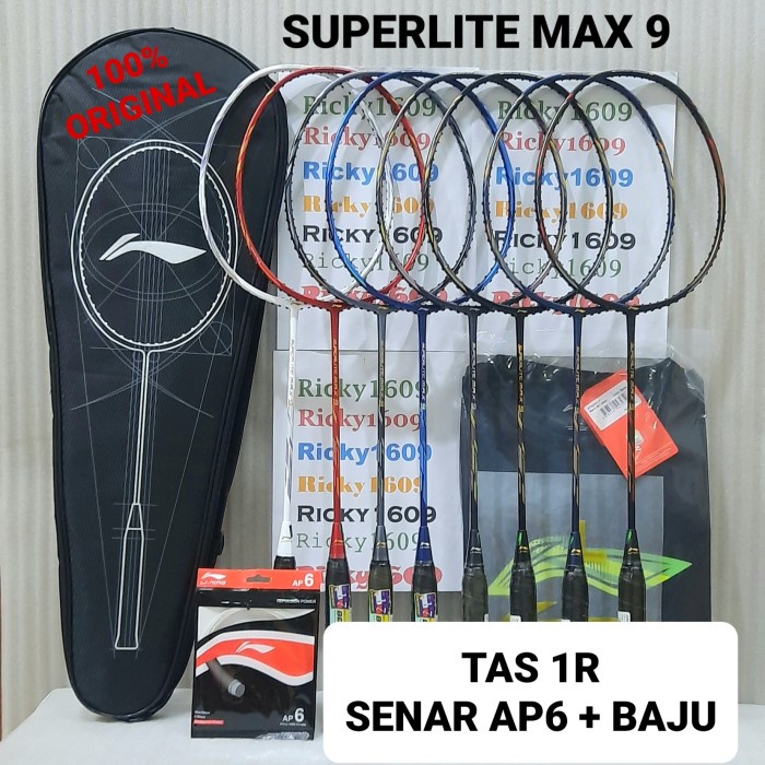 Raket Raket Badminton Lining G-Force Superlite Max 9 - Original Li-Ning