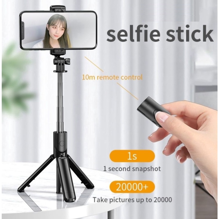 S03 Tongsis + Tripod + Remote Control BT Live Stream Selfie Stick 0837