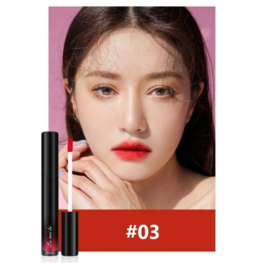 SHINE STAR - [ COD ] COD - LAMEILA LIPSTICK BLACK EDITION Lip Gloss Pelembab Bibir Tahan Lama Lip Glaze Lipstik Cair