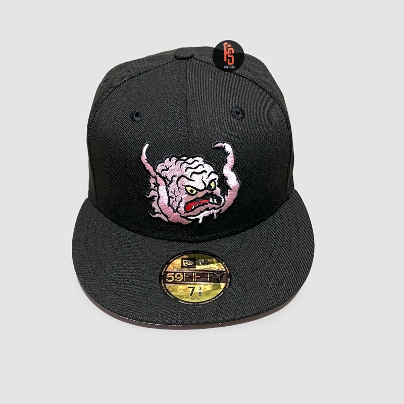 TOPI NEW ERA ORIGINAL 5950 BRAIN TMNT BLACK UV PINK