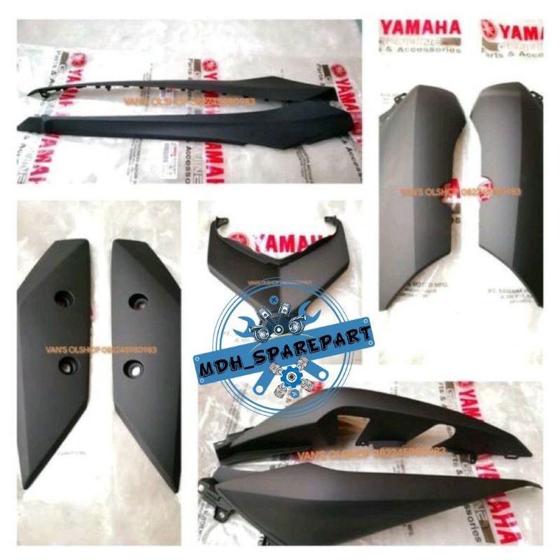 body xmax full set body halus xmax 250 hitam doff original
