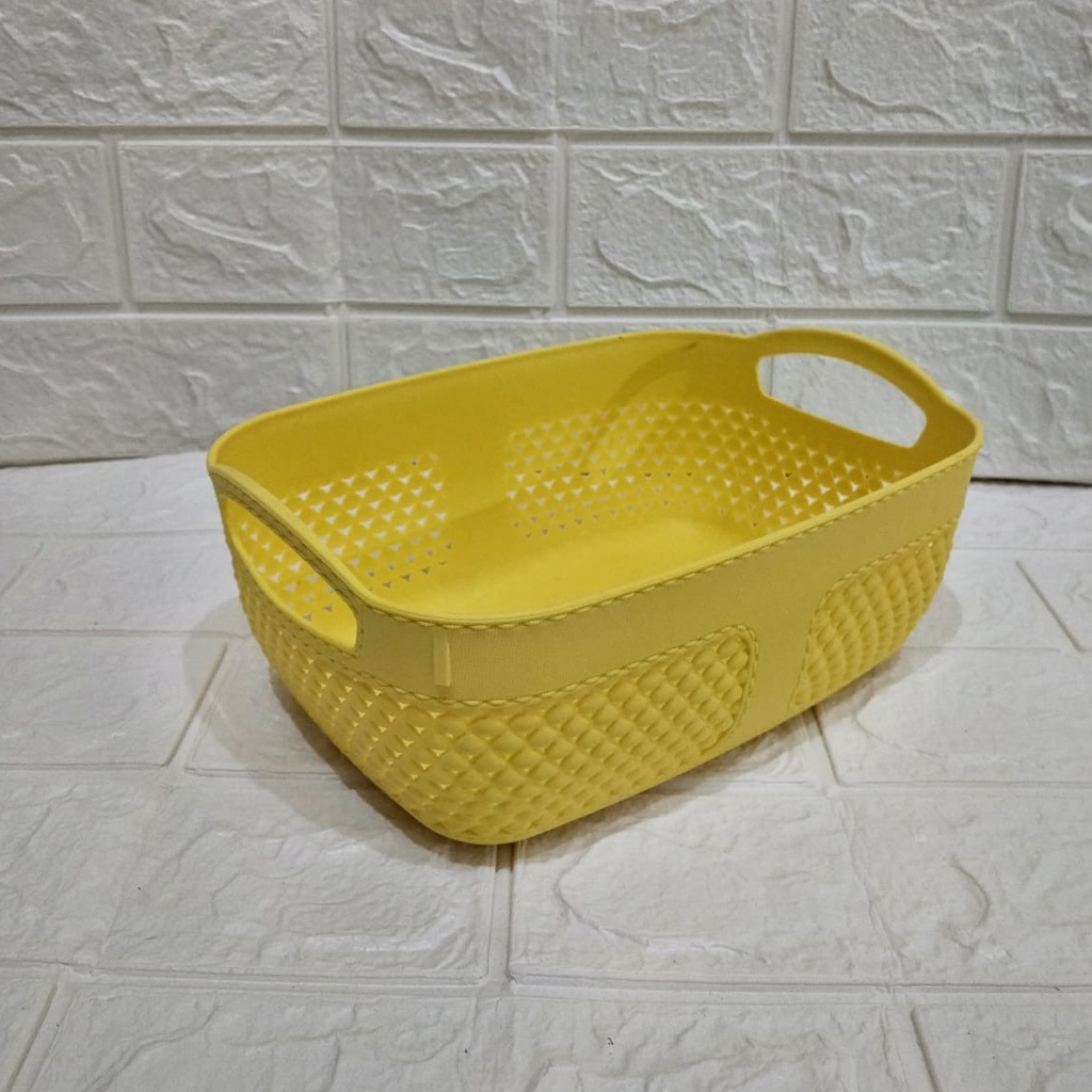 Keranjang Serbaguna Estetik / Storage box Multifungsi / Storage Basket Tempat Penyimpanan Serbaguna