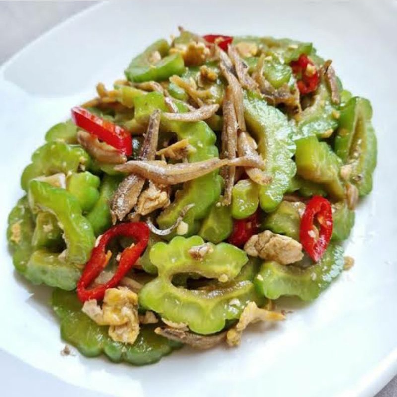 

Tumis pare ikan teri medan (khusus dalam kota)