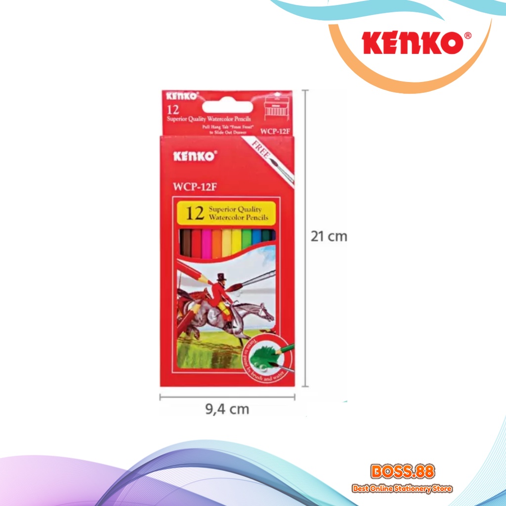 

PENSIL 12 WARNA PANJANG KENKO (1 PCS)