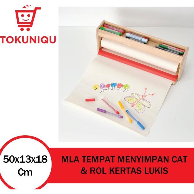 

Tempat Menyimpan Cat Air, Crayon, Spidol Dan Rol Kertas Lukisan MLA Non COD