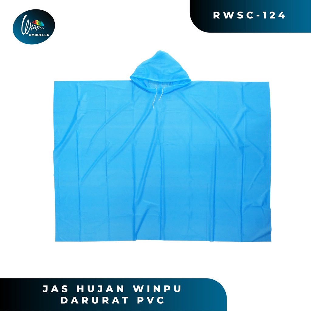 Jas Hujan PVC Emergency Raincoat Winpu RWSC 124