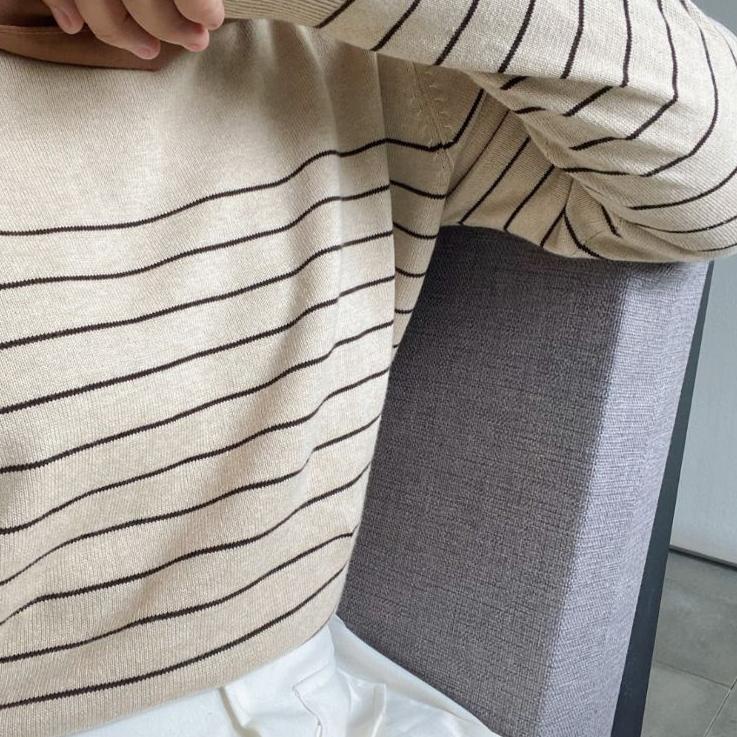 Murah Meriah Sugi Label - Gea Top Atasan Rajut Katun Adem Stripe