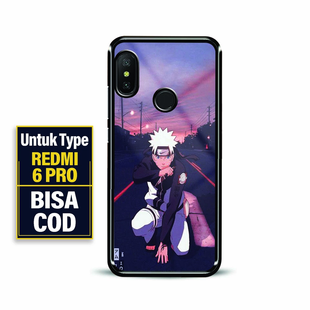 Case Glossy Premium Redmi 6 Pro - 2D Glossy Redmi 6 Pro - Fashion Motif [ Anime Nrt 2 ] Redmi 6 Pro 