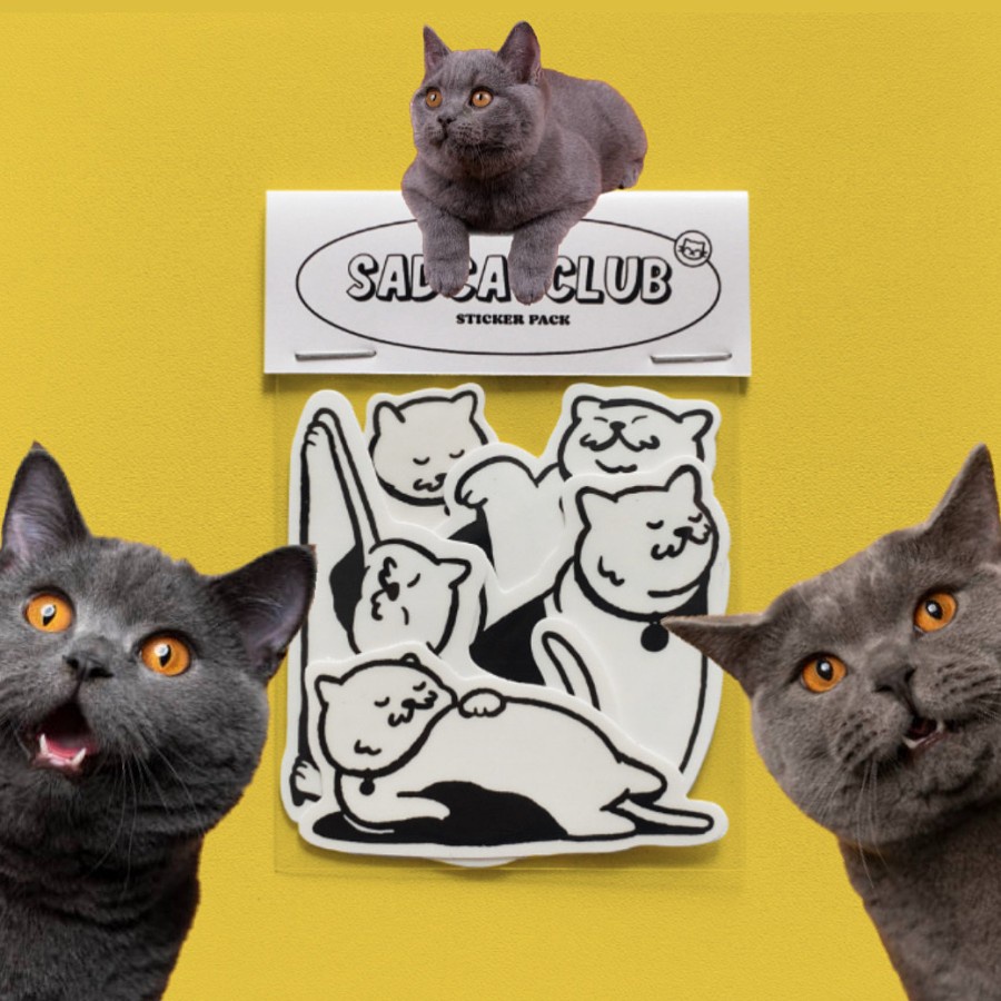 Sad Cat Club Sticker Pack