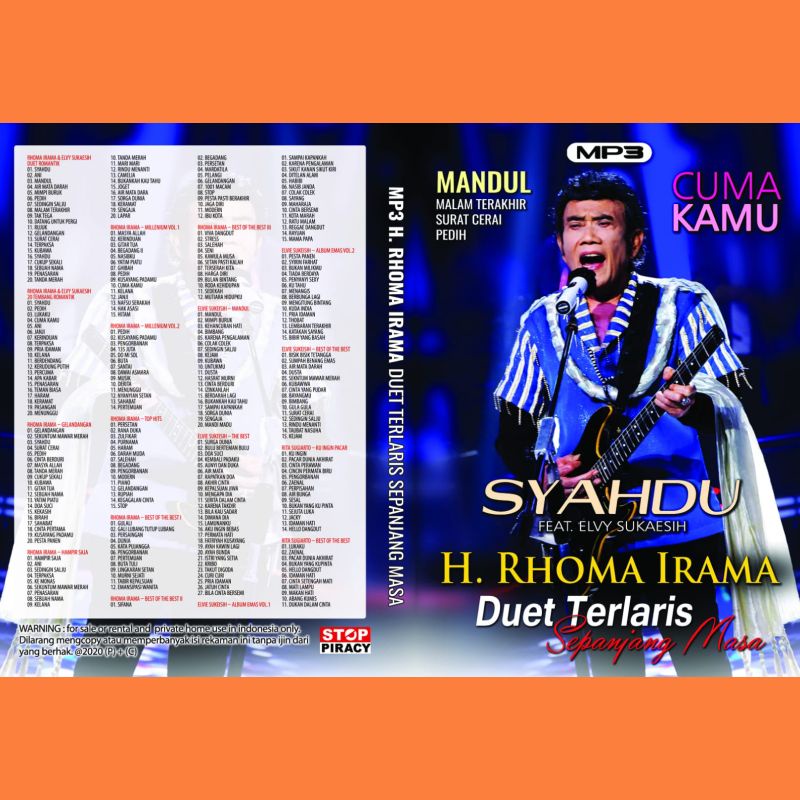 KASET VCD/MP3 H RHOMA IRAMA SYAHDU