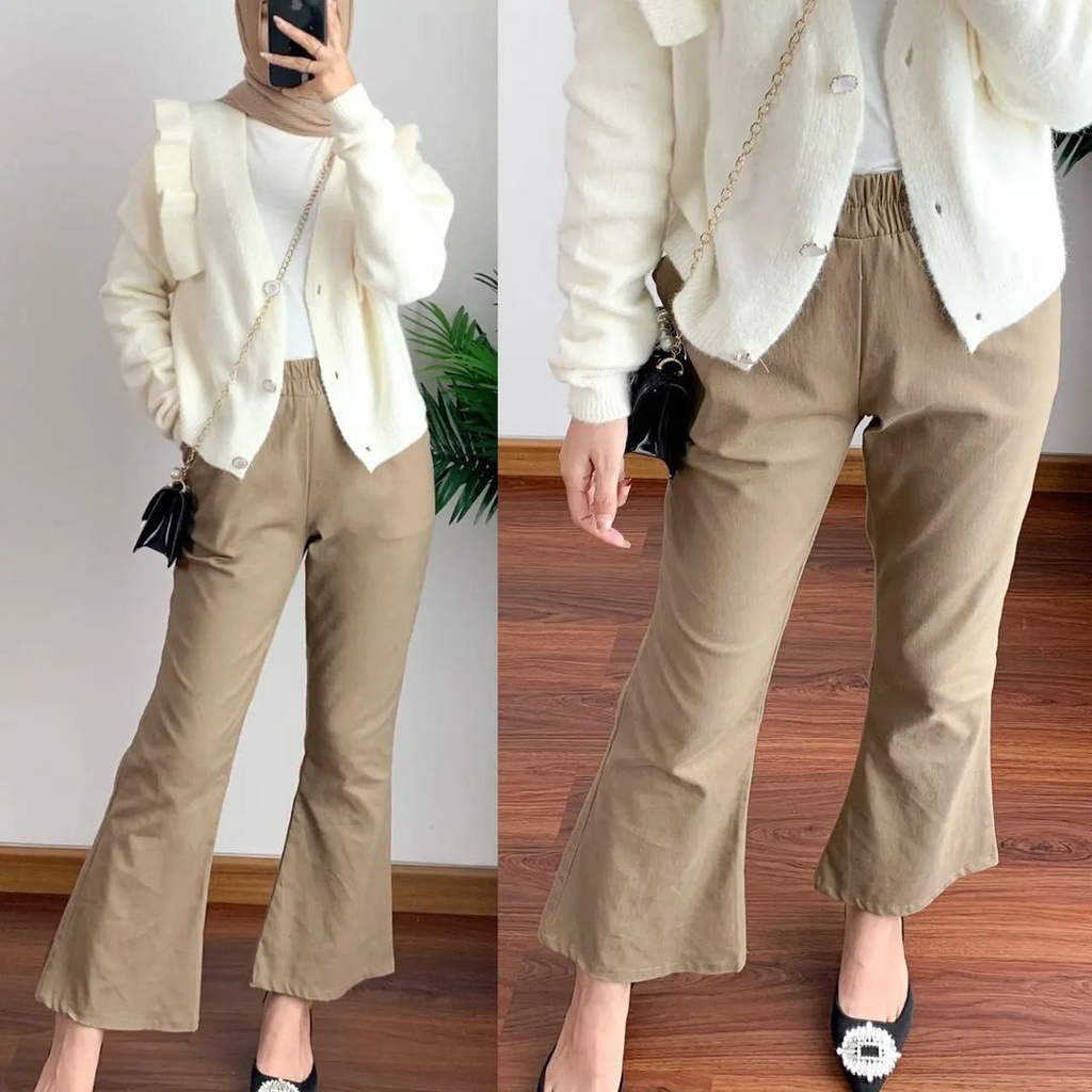 CUTBRAY BASIC PANTS KATUN COMBET TWILL PREMIUM BEST SELLER CELANA PANJANG WANITA LOST PANTS