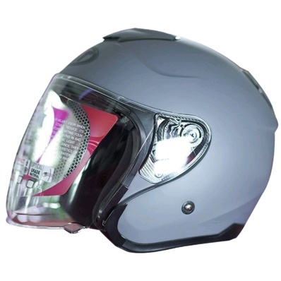 Helm KYT Kyoto R Solid - Matt Gorilla Grey-YT KYOTO R SOLID MATT GORILLA GREY-KYT KYOTO GREY-HELM KY