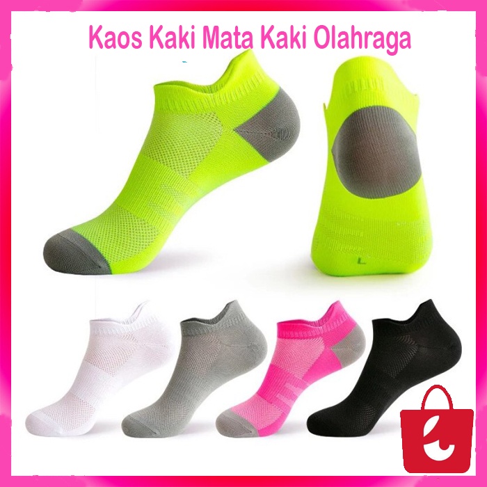 ✅ Bisa COD Kaos Kaki Pendek Pria Wanita Dewasa Mata Kaki Kaos Kaki Sport Olahraga Lari Breathable