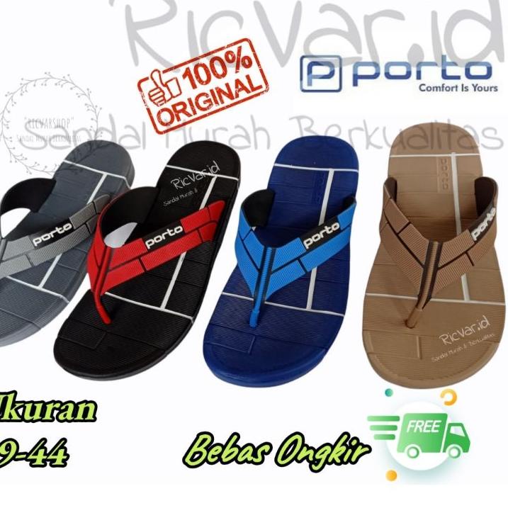 Terbaru Porto 1034/Sandal jepit Pria/Sandal Jepit Wanita/Sandal Karet Pria/Sandal Karet Wanita/Sanda