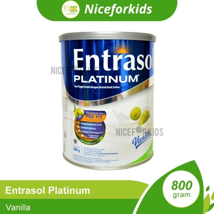

[ COD ] Entrasol Platinum 800 gr Susu Kalsium Untuk Tulang Entrasol Senior